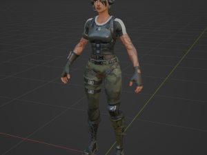 Trailblazer - Fortnite 3D मॉडल