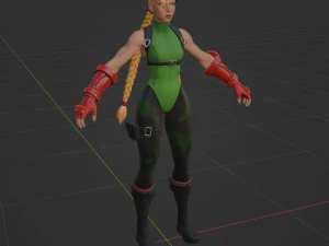 Cammy - Fortnite 3D Model