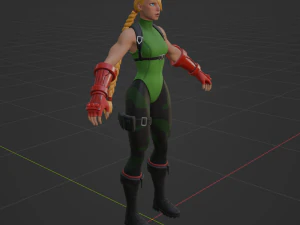Cammy - Fortnite 3D Model