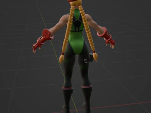 Cammy - Fortnite 3D Model