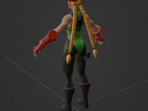 Cammy - Fortnite 3D Model