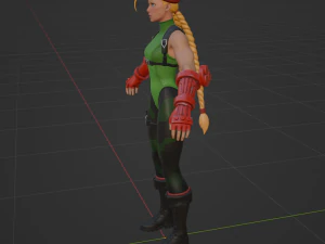 Cammy - Fortnite 3D Model
