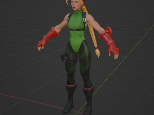 Cammy - Fortnite 3D Model
