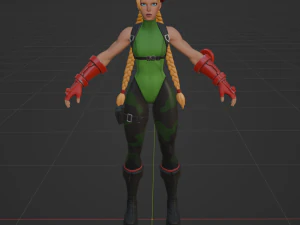 Cammy - Fortnite 3D Model