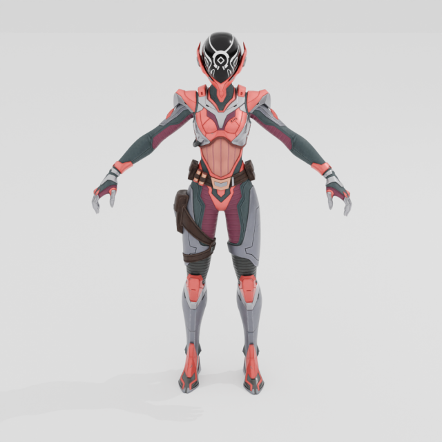 The Order - Fortnite Modelo 3D .c4d .max .obj .3ds .fbx .stl .blend 