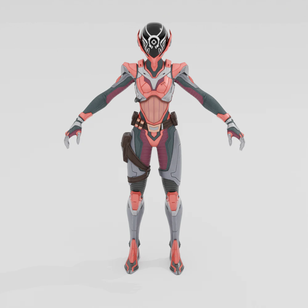 The Order - Fortnite 3D Model .c4d .max .obj .3ds .fbx .stl .blend