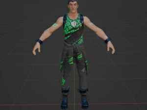 Championship Jonesy - Fortnite 3D Model