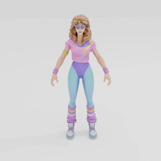 एरोबिक हत्यारा - फ़ोर्टनाइट 3D मॉडल .c4d .max .obj .3ds .fbx .stl .blend