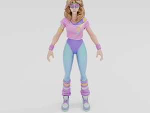Aerobic Assassin - Fortnite 3Dモデル