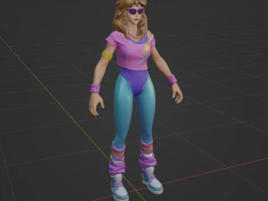 एरोबिक हत्यारा - फ़ोर्टनाइट 3D मॉडल