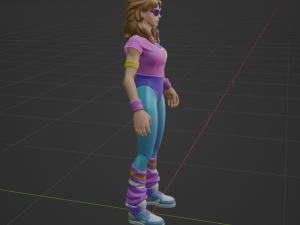 Aerobic Assassin - Fortnite Modèle 3D