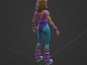 Aerobic Assassin - Fortnite Modèle 3D