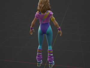 Aerobic Assassin - Fortnite Modèle 3D