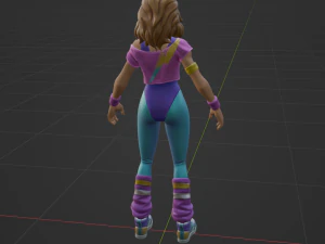 एरोबिक हत्यारा - फ़ोर्टनाइट 3D मॉडल