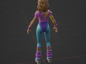 Aerobic Assassin - Fortnite Modèle 3D