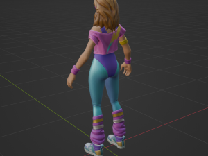 Aerobic Assassin - Fortnite Modèle 3D