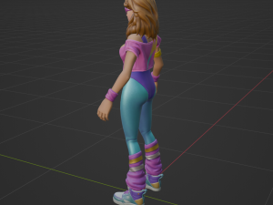 Aerobic Assassin - Fortnite Modèle 3D