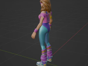 एरोबिक हत्यारा - फ़ोर्टनाइट 3D मॉडल