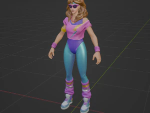 एरोबिक हत्यारा - फ़ोर्टनाइट 3D मॉडल