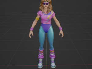 Aerobic Assassin - Fortnite Modèle 3D