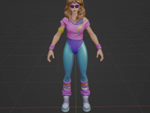 एरोबिक हत्यारा - फ़ोर्टनाइट 3D मॉडल