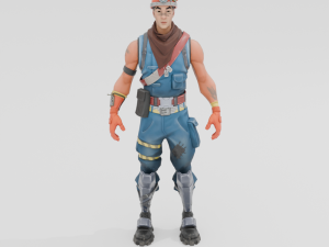 Cole - Fortnite 3D 模型