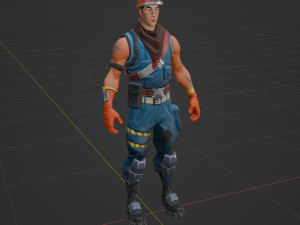 Cole - Fortnite Modèle 3D