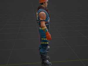 Cole - Fortnite Modèle 3D
