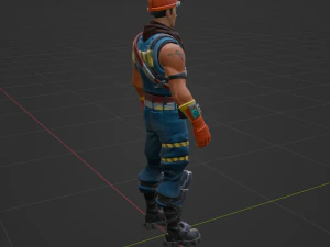 Cole - Fortnite 3D Model