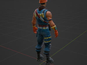 Cole - Fortnite Modèle 3D