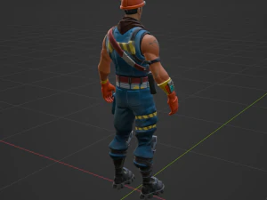 Cole - Fortnite 3D Model
