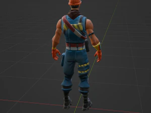 Cole - Fortnite 3D Model