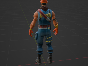 Cole - Fortnite Modèle 3D