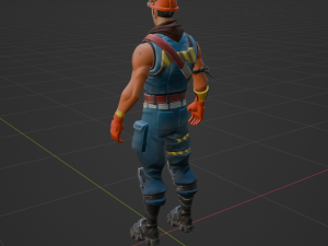 Cole - Fortnite Modèle 3D