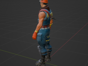 Cole - Fortnite Modèle 3D