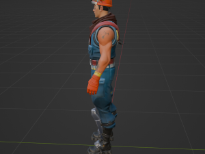 Cole - Fortnite Modèle 3D