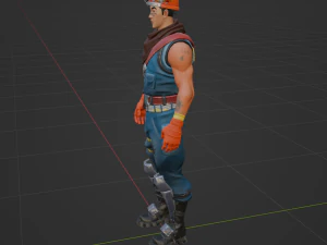 Cole - Fortnite 3D Model