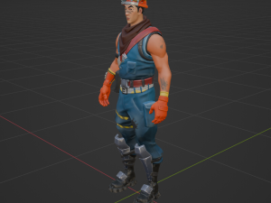 Cole - Fortnite Modèle 3D