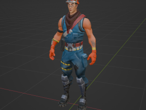 Cole - Fortnite Modèle 3D