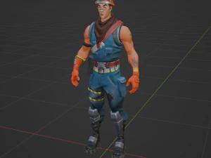 Cole - Fortnite 3D Model