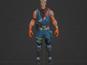 Cole - Fortnite 3D Model