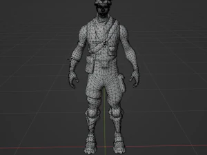 Cole - Fortnite 3D Model