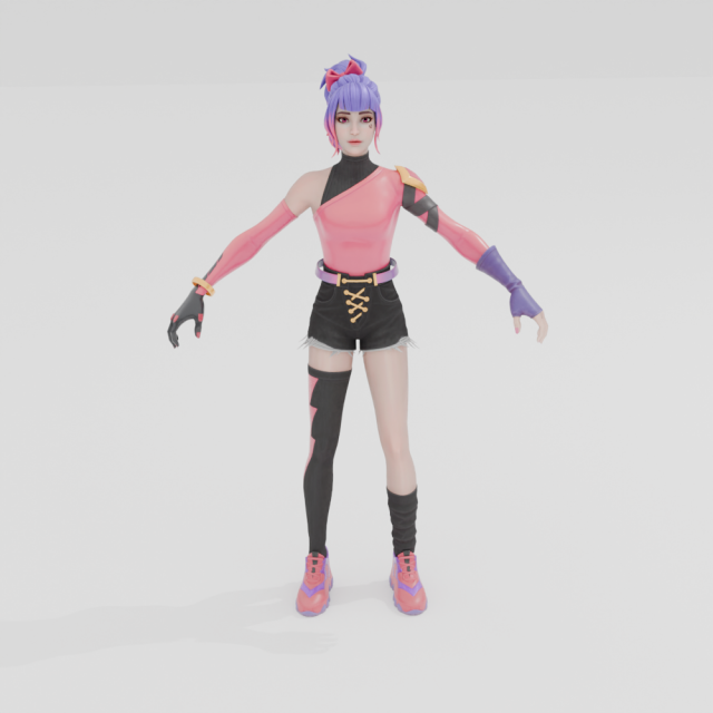 Tracy Trouble - Fortnite 3Dモデル .c4d .max .obj .3ds .fbx .stl .blend 