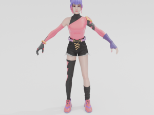 Tracy Trouble - Fortnite 3Dモデル