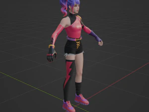 Tracy Trouble - Fortnite 3D Model