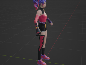 Tracy Trouble - Fortnite 3Dモデル