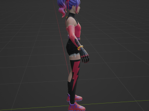 Tracy Trouble - Fortnite 3Dモデル
