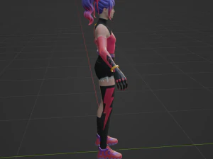 Tracy Trouble - Fortnite 3D Model