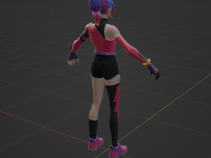 Tracy Trouble - Fortnite 3Dモデル