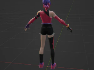 Tracy Trouble - Fortnite 3D Model